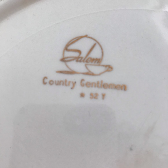 Vintage plate - country gentleman by Salem - Picture 7 of 10